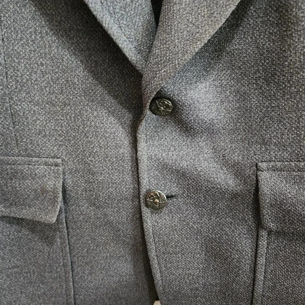 VTG Hart Schaffner Marx Jack‎ Nicklaus Blazer Jacket Union Made Muirfield Cloth